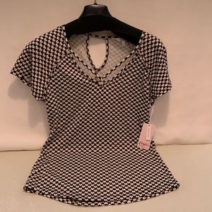 NWT Candie’s Heart Blouse